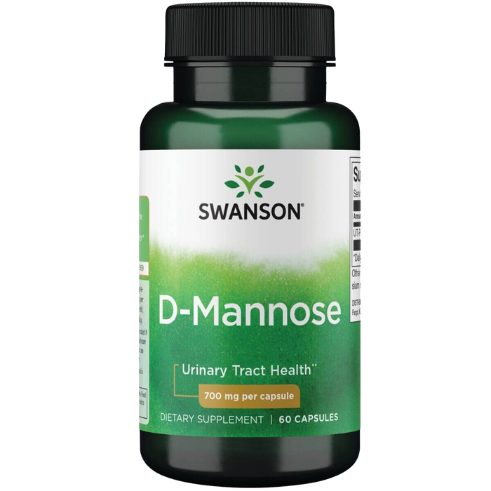 Swanson D-Mannose 700mg 60 Capsules