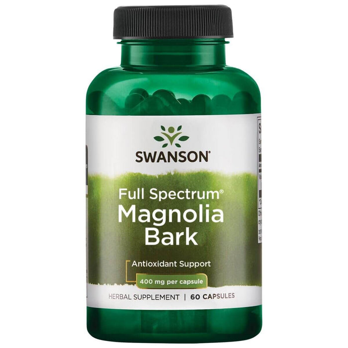 Swanson Full Spectrum Magnolia Bark 400mg 60 Capsules - Health and Wellbeing at MySupplementShop by Swanson