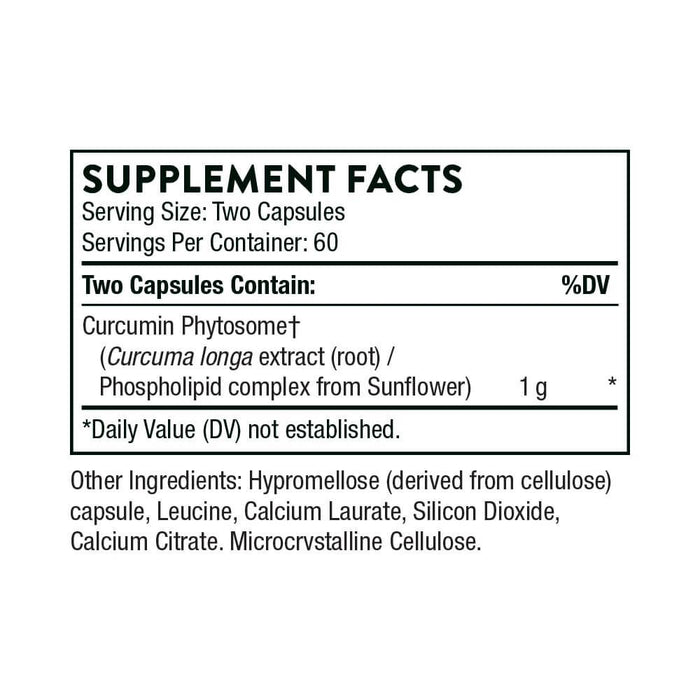 Thorne Curcumin Phytosome 1000 mg, 120 Capsules at MySupplementShop.co.uk