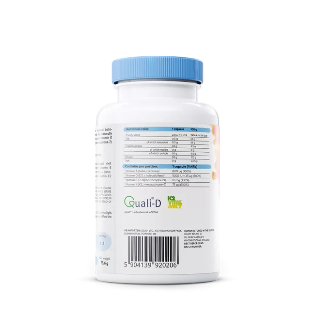 Osavi ADEK Vitamins - Natural Blend for Immunity, Bone Health & More | 120 Softgels