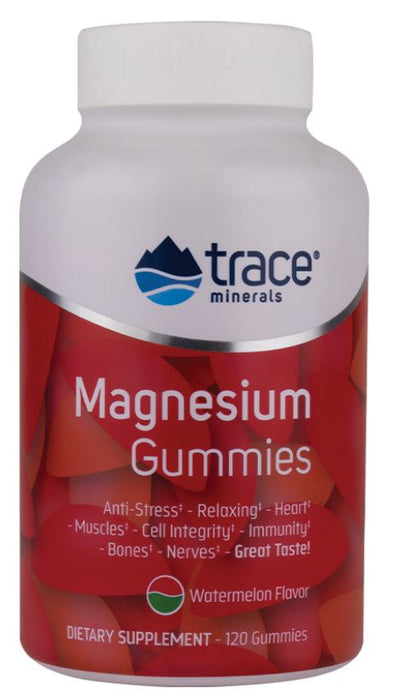 Trace Minerals Magnesium Gummies, Watermelon - 120 gummies - Vitamins & Minerals at MySupplementShop by Trace Minerals