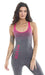 Gold's Gym UK Women's GGLVST132 Gradient Ombre Workout Training Tank Seamless Quick Dry Vest Top Pink/Charcoal X-Small/Small | High-Quality Sleeveless Tops | MySupplementShop.co.uk