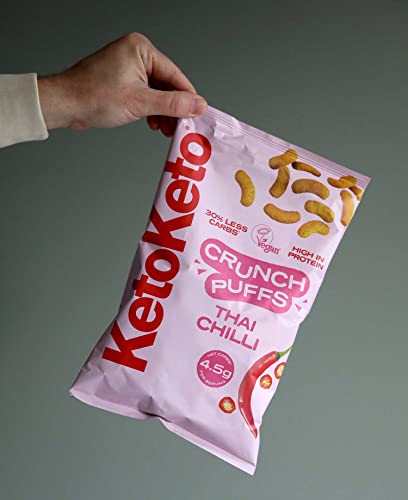 Keto Keto Low Carb Crunch Puffs 10x80g - Vegan - Health Foods at MySupplementShop by Keto Keto