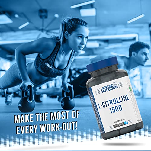 Applied Nutrition L-Citrulline 1500 - 1500mg L Citrulline Per Serving Citrulline Capsules for Muscle Pump Muscle Recovery Supplement Increases Levels of L-Arginine and Nitric Oxide - 60 Servings | High-Quality L-Citrulline | MySupplementShop.co.uk