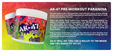 AK-47 Labs Paranoia Pre - Workout Energy Drink Powder with Beta Alanine Caffeine Niacin Taurine Vitamin C and Vitamin B Complex 240g / 30 Servings Fruit Punch | High-Quality Sports Nutrition | MySupplementShop.co.uk