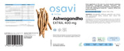 Osavi Ashwagandha Extra, 400mg - 120 vegan caps | High-Quality Combination Multivitamins & Minerals | MySupplementShop.co.uk