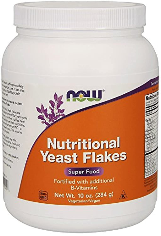 NOW Foods Nutritional Yeast Flakes - 284g | High-Quality Vitamins, Minerals & Supplements | MySupplementShop.co.uk