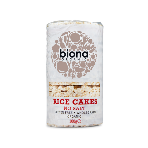 Biona Organic Rice Cakes - No Salt 100g | High-Quality Health Foods | MySupplementShop.co.uk