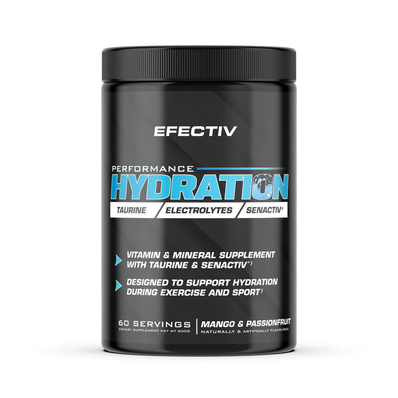 Efectiv Nutrition Performance Hydration 600g Mango & Passionfruit | High-Quality Energy Drinks | MySupplementShop.co.uk