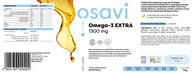 Osavi Omega-3 Extra, 1300mg (Lemon) - 60 softgels (EAN 5904139920404) | High-Quality Omega-3 | MySupplementShop.co.uk
