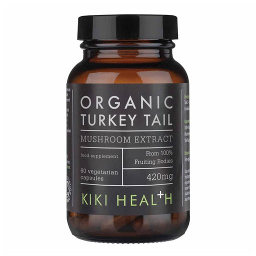 KIKI Health Organic Turkey Tail Mushroom Extract - 60 Vegicaps | High-Quality Health Foods | MySupplementShop.co.uk