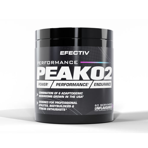 Efectiv Nutrition PeakO2 120g Unflavoured | High-Quality Pre Workout Energy | MySupplementShop.co.uk