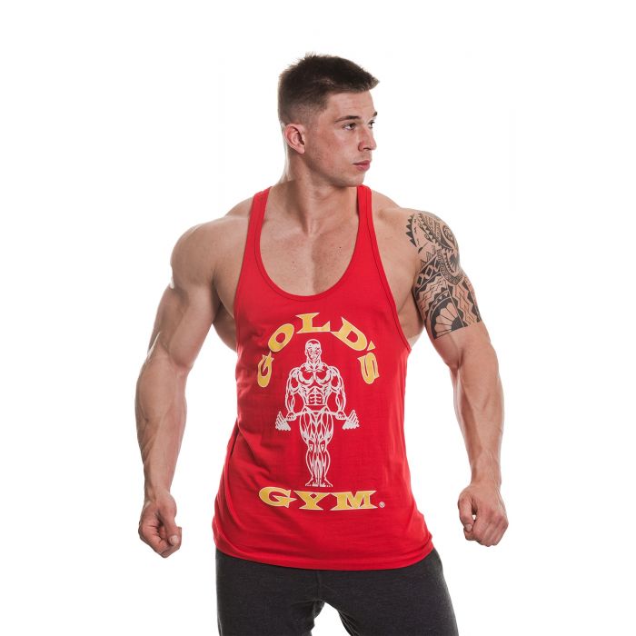 Golds Gym Muscle Joe Stringer - Red - Small - Stringer at MySupplementShop by Gold's Gym