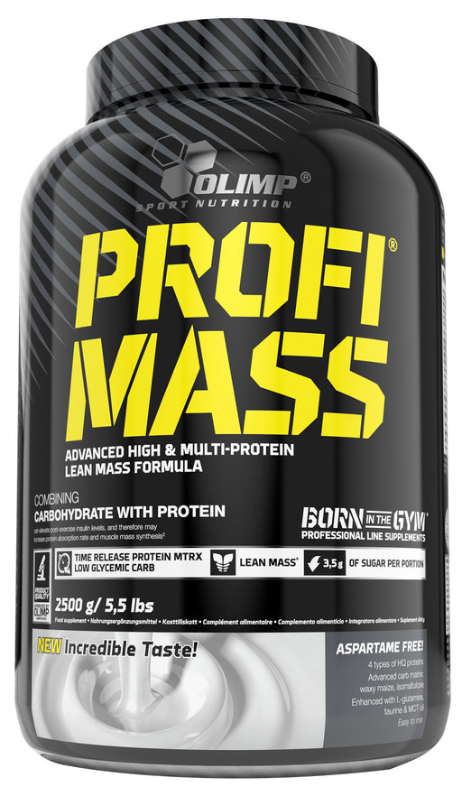 Olimp Nutrition Profi Mass, Banana - 2500 grams | High-Quality Weight Gainers & Carbs | MySupplementShop.co.uk