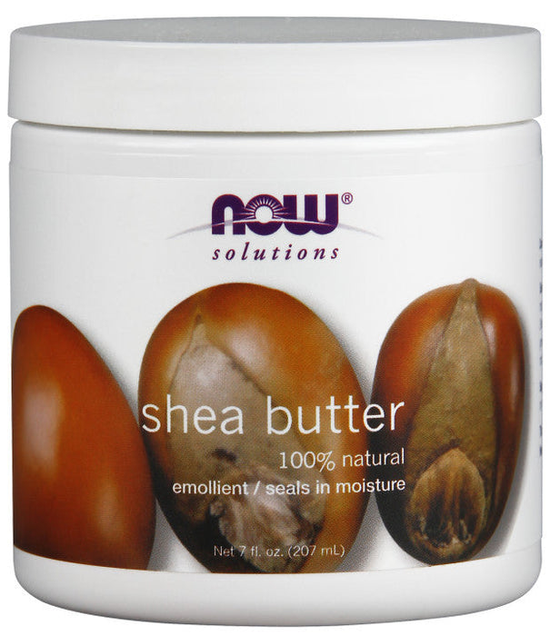 NOW Foods Shea Butter 100% Natural 207ml - Health and Wellbeing at MySupplementShop by NOW Foods