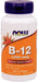 NOW Foods Vitamin B-12 with Folic Acid, 1000mcg - 250 lozenges | High-Quality Single Vitamins | MySupplementShop.co.uk