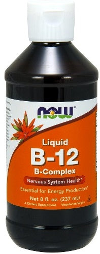 NOW Foods Vitamin B-12 Liquid B-Complex - 237 ml. | High-Quality Vitamins & Minerals | MySupplementShop.co.uk
