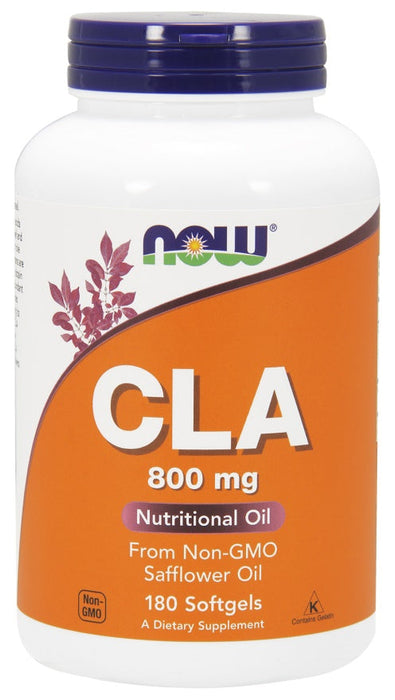 NOW Foods CLA, 800mg - 180 softgels - Slimming and Weight Management at MySupplementShop by NOW Foods