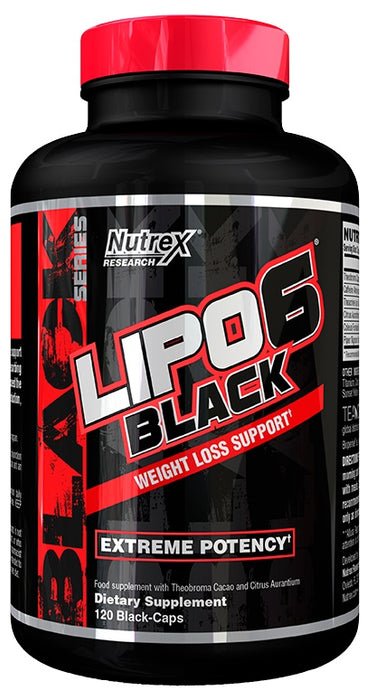 Nutrex Lipo-6 Black - 120 black caps - Default Title - Slimming and Weight Management at MySupplementShop by Nutrex