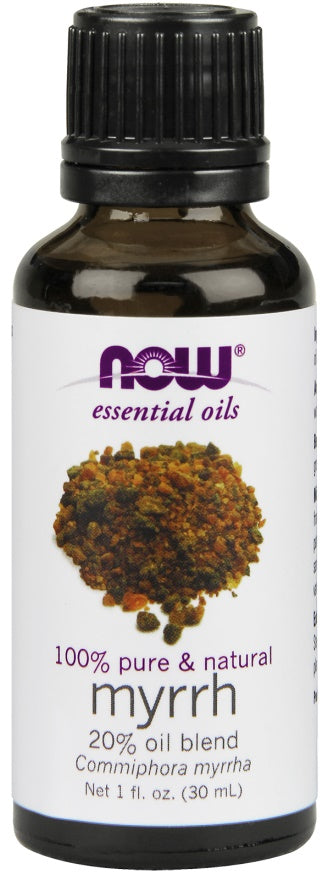 NOW Foods Essential Oil, Myrrh Oil Blend - 30 ml. | High-Quality Essential Oil Blends | MySupplementShop.co.uk