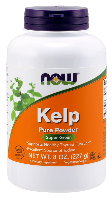 NOW Foods Kelp, Pure Powder - 227g - Health and Wellbeing at MySupplementShop by NOW Foods