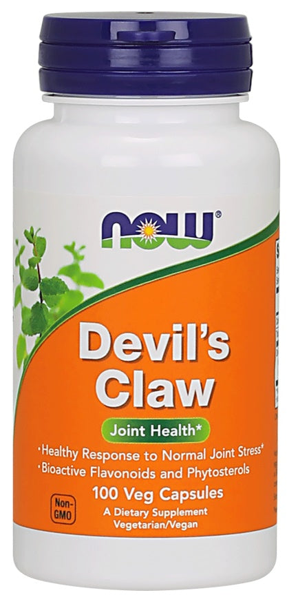 NOW Foods Devil's Claw - 100 vcaps | High-Quality Joint Support | MySupplementShop.co.uk