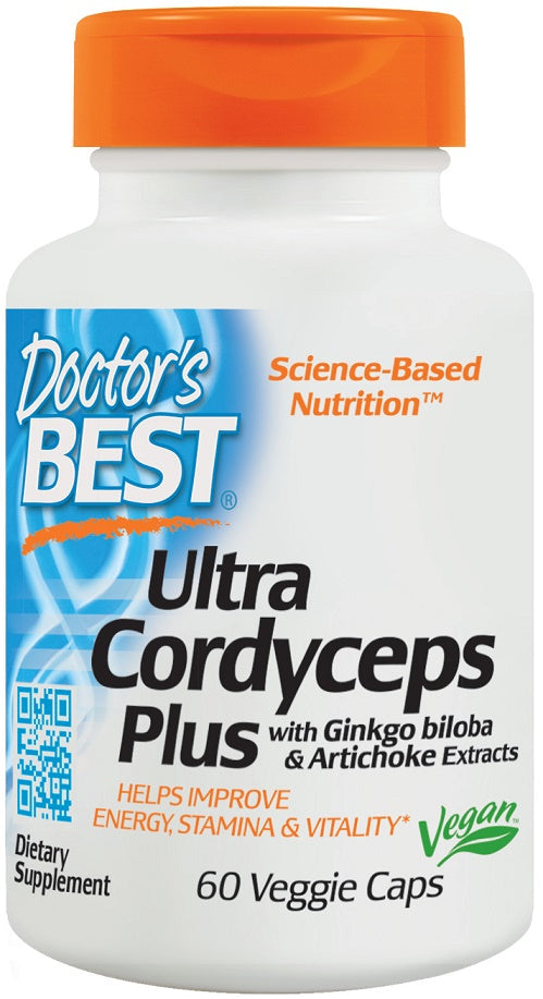 Doctor's Best Ultra Cordyceps Plus - 60 vcaps | High-Quality Health and Wellbeing | MySupplementShop.co.uk