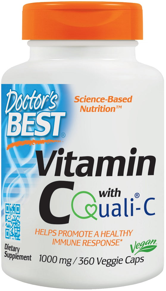 Doctor's Best Vitamin C with Quali-C, 1000mg - 360 vcaps | High-Quality Vitamins & Minerals | MySupplementShop.co.uk