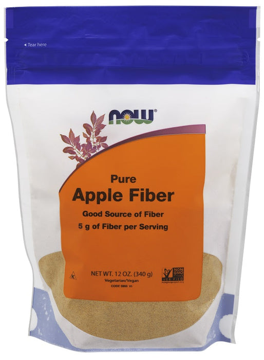 NOW Foods Apple Fiber - 340g - Health and Wellbeing at MySupplementShop by NOW Foods