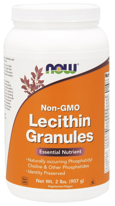 NOW Foods Lecithin Granules Non-GMO - 907g - Health and Wellbeing at MySupplementShop by NOW Foods