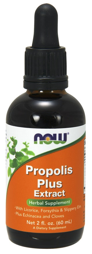 NOW Foods Propolis Plus Extract - 60 ml. | High-Quality Health and Wellbeing | MySupplementShop.co.uk
