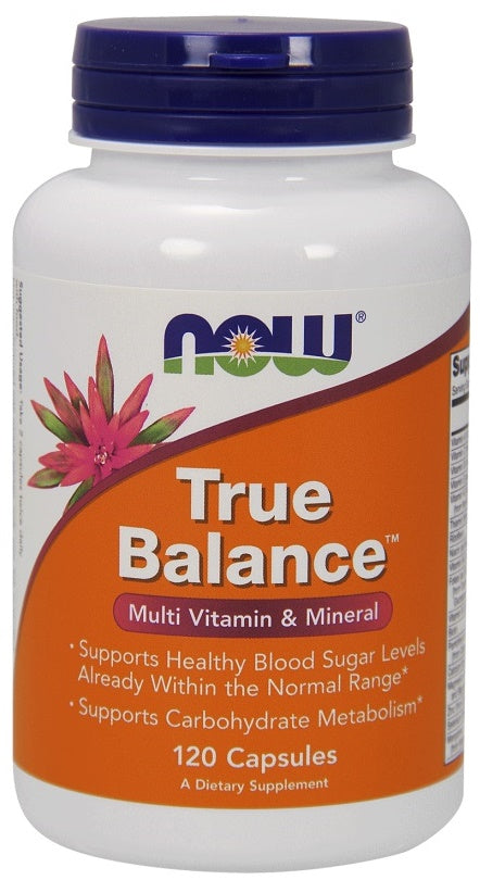 NOW Foods True Balance - 120 caps | High-Quality Vitamins & Minerals | MySupplementShop.co.uk