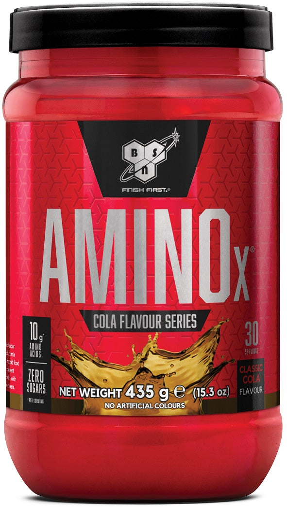 BSN Amino X, Lime Cola - 435 grams | High-Quality Amino Acids and BCAAs | MySupplementShop.co.uk