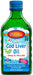 Carlson Labs Kid's Cod Liver Oil, 550mg Bubble Gum - 250 ml. | High-Quality Health and Wellbeing | MySupplementShop.co.uk