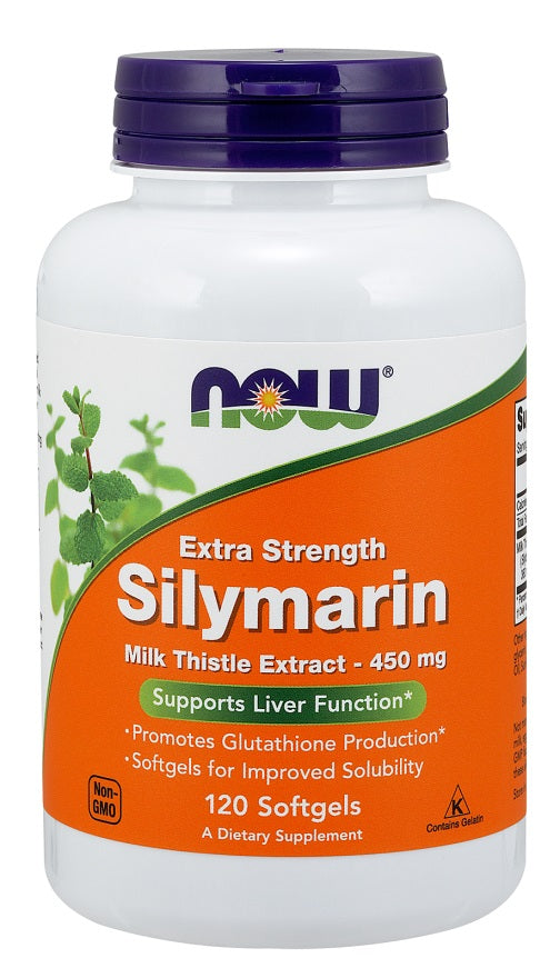 NOW Foods Silymarin Milk Thistle Extract, Extra Strength - 120 softgels | High-Quality Health and Wellbeing | MySupplementShop.co.uk
