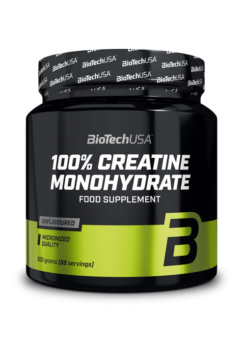 BioTechUSA 100% Creatine Monohydrate, Unflavoured 300g - Creatine Powder at MySupplementShop by BioTechUSA