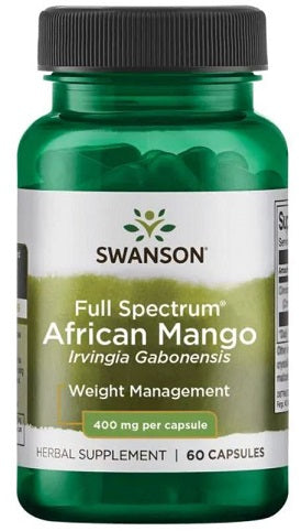 Swanson Full Spectrum African Mango (Irvingia Gabonensis), 400mg - 60 caps | High-Quality Sports Supplements | MySupplementShop.co.uk