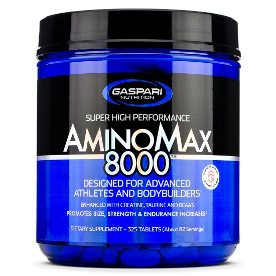 Gaspari Nutrition AminoMax 8000 - 325 tablets - Default Title - Amino Acids and BCAAs at MySupplementShop by Gaspari Nutrition