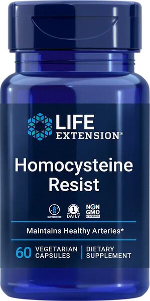 Life Extension Homocysteine Resist - 60 vcaps | High-Quality Vitamin B | MySupplementShop.co.uk