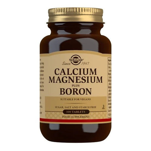 Solgar Calcium Magnesium plus Boron - 100 tabs | High-Quality Sports Supplements | MySupplementShop.co.uk