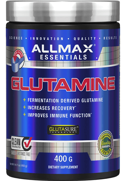 AllMax Nutrition Glutamine - 400 grams | High-Quality L-Glutamine, Glutamine | MySupplementShop.co.uk