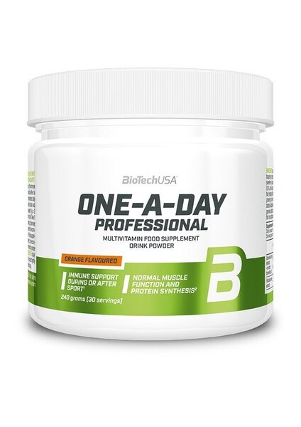 BioTechUSA One-A-Day Professional, Orange - 240g - Sports Supplements at MySupplementShop by BioTechUSA