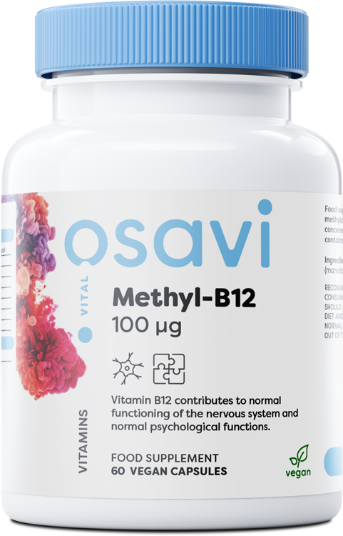 Osavi Methyl-B12, 100mcg - 60 vegan caps | High-Quality Sports Supplements | MySupplementShop.co.uk