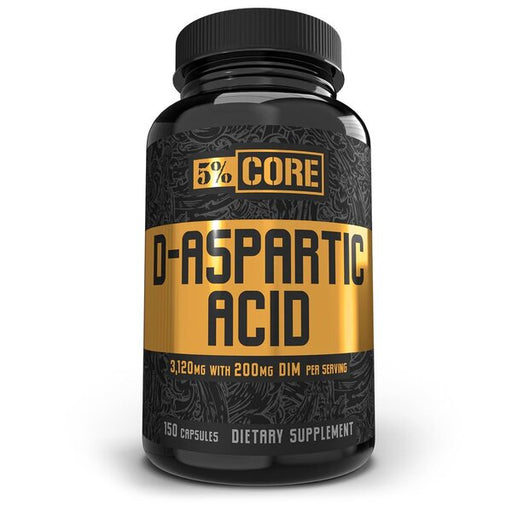 5% Nutrition D-Aspartic Acid - Core Series - 150 caps | High-Quality Natural Testosterone Support | MySupplementShop.co.uk
