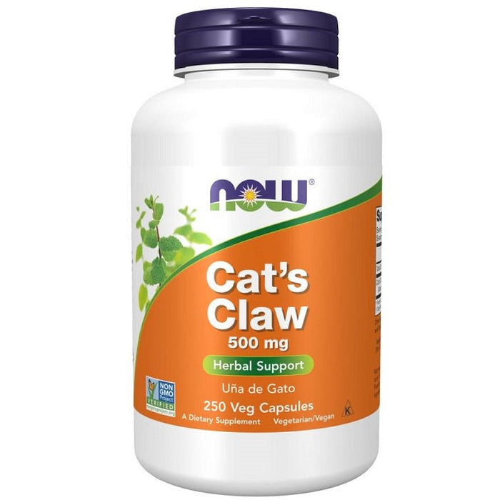 NOW Foods Cat's Claw, 500mg - 250 vcaps - Health and Wellbeing at MySupplementShop by NOW Foods