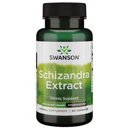 Swanson Schizandra Extract, 500mg - 60 caps | High-Quality Sports Supplements | MySupplementShop.co.uk