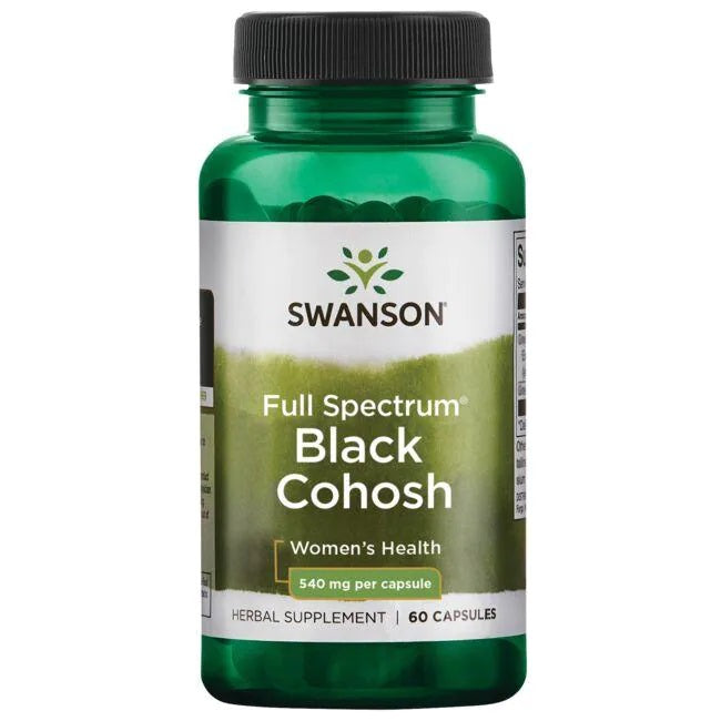 Swanson Full Spectrum Black Cohosh, 540mg - 60 caps - Health and Wellbeing at MySupplementShop by Swanson