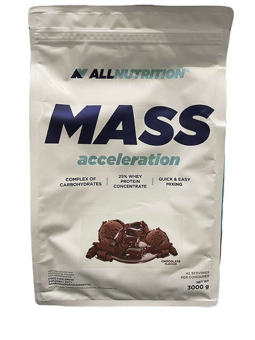 Allnutrition Mass Acceleration, Chocolate - 3000 grams - Default Title - Weight Gainers & Carbs at MySupplementShop by Allnutrition