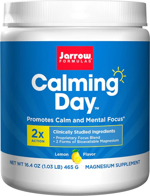 Jarrow Formulas Calming Day, Lemon - 465g | High-Quality Health and Wellbeing | MySupplementShop.co.uk