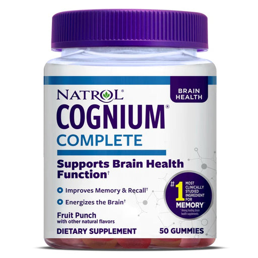 Cognium Complete, Fruit Punch - 50 gummies by Natrol at MYSUPPLEMENTSHOP.co.uk